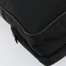 PRADA Shoulder Bag Nylon Black Silver Auth ka593-17