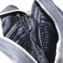 PRADA Shoulder Bag Nylon Black Silver Auth ka593-20