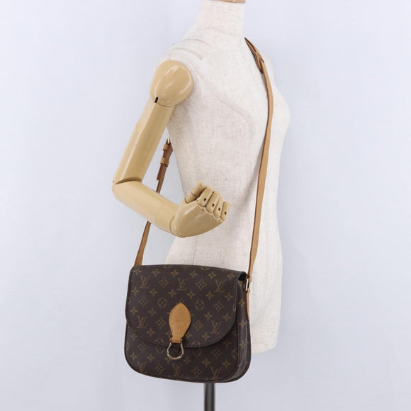 LOUIS VUITTON Monogram Saint Cloud GM Shoulder Bag M51242 LV Auth ka5930A