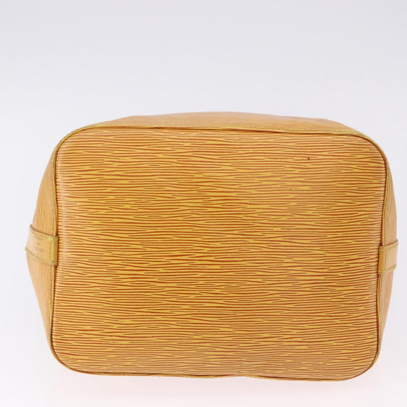 LOUIS VUITTON Epi Petit Noe Shoulder Bag Yellow M44109 LV Auth ka5931