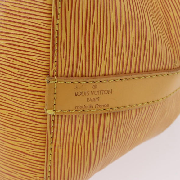 LOUIS VUITTON Epi Petit Noe Shoulder Bag Yellow M44109 LV Auth ka5931