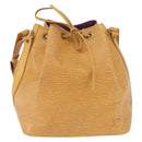 LOUIS VUITTON Epi Petit Noe Shoulder Bag Yellow M44109 LV Auth ka5931-13