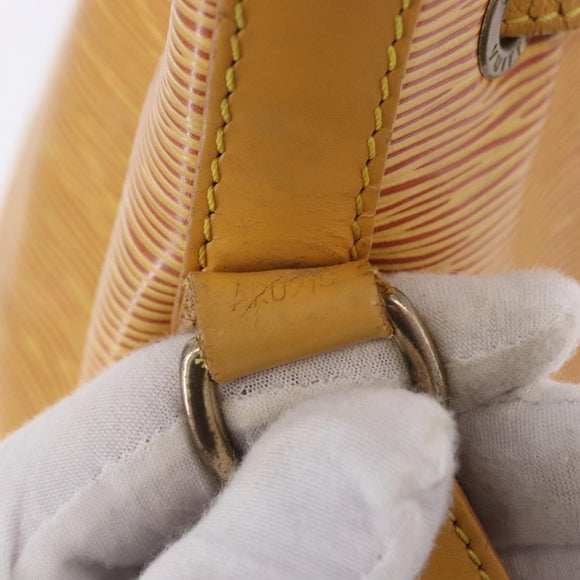 LOUIS VUITTON Epi Petit Noe Shoulder Bag Yellow M44109 LV Auth ka5931
