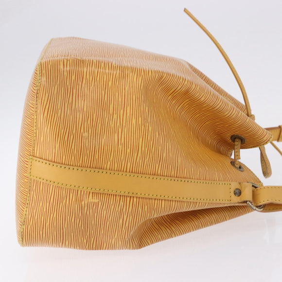LOUIS VUITTON Epi Petit Noe Shoulder Bag Yellow M44109 LV Auth ka5931
