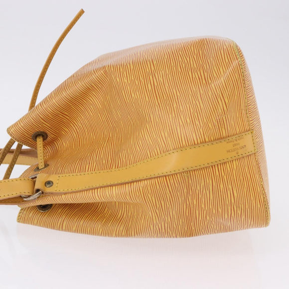 LOUIS VUITTON Epi Petit Noe Shoulder Bag Yellow M44109 LV Auth ka5931