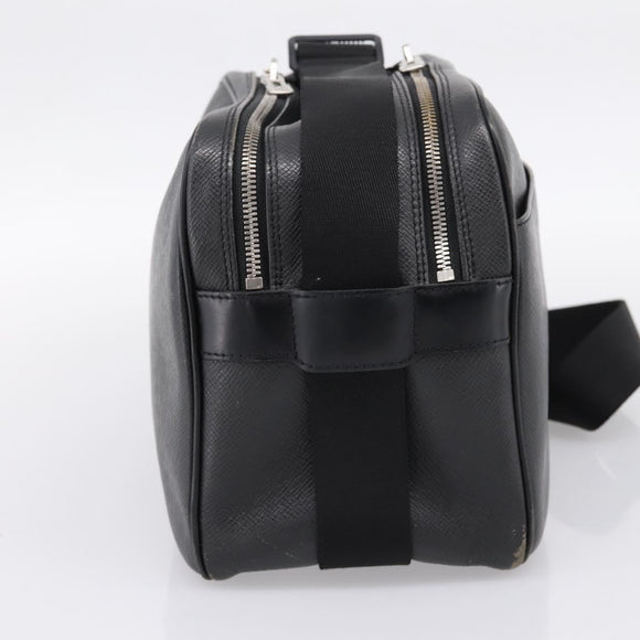 LOUIS VUITTON Taiga Reporter PM Shoulder Bag Ardoise M30152 LV Auth ka5933