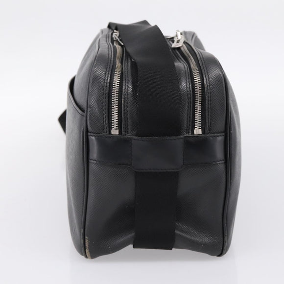 LOUIS VUITTON Taiga Reporter PM Shoulder Bag Ardoise M30152 LV Auth ka5933