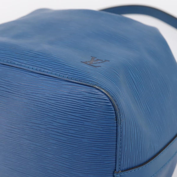 LOUIS VUITTON Epi Petit Noe Shoulder Bag Blue M44105 LV Auth ka5934
