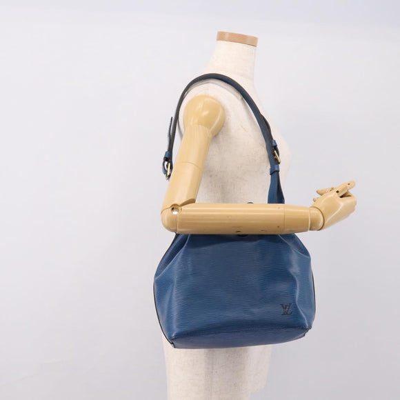 LOUIS VUITTON Epi Petit Noe Shoulder Bag Blue M44105 LV Auth ka5934