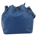 LOUIS VUITTON Epi Petit Noe Shoulder Bag Blue M44105 LV Auth ka5934-2