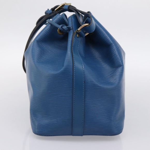 LOUIS VUITTON Epi Petit Noe Shoulder Bag Blue M44105 LV Auth ka5934
