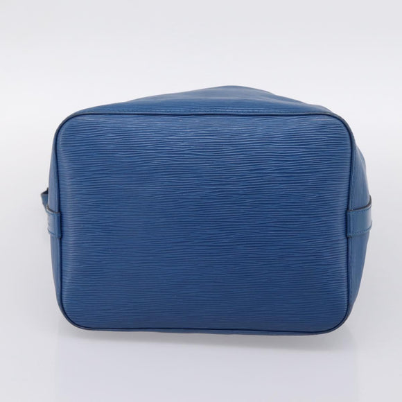 LOUIS VUITTON Epi Petit Noe Shoulder Bag Blue M44105 LV Auth ka5934