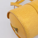 LOUIS VUITTON Epi Soufflot Hand Bag Yellow M52229 LV Auth ka5935V-16