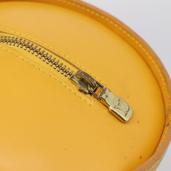 LOUIS VUITTON Epi Soufflot Hand Bag Yellow M52229 LV Auth ka5935V