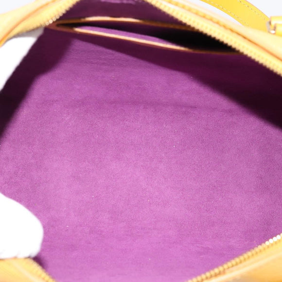 LOUIS VUITTON Epi Soufflot Hand Bag Yellow M52229 LV Auth ka5935V