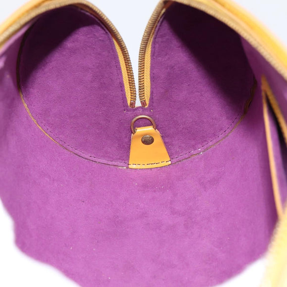 LOUIS VUITTON Epi Soufflot Hand Bag Yellow M52229 LV Auth ka5935V