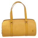 LOUIS VUITTON Epi Soufflot Hand Bag Yellow M52229 LV Auth ka5935V-13