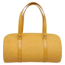 LOUIS VUITTON Epi Soufflot Hand Bag Yellow M52229 LV Auth ka5935V-2
