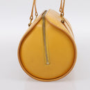 LOUIS VUITTON Epi Soufflot Hand Bag Yellow M52229 LV Auth ka5935V-4