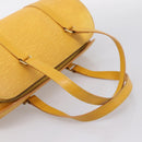 LOUIS VUITTON Epi Soufflot Hand Bag Yellow M52229 LV Auth ka5935V-7