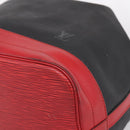 LOUIS VUITTON Epi Noe Shoulder Bag Bicolor Black Red M44017 LV Auth ka5936-9