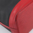 LOUIS VUITTON Epi Noe Shoulder Bag Bicolor Black Red M44017 LV Auth ka5936-14