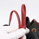 LOUIS VUITTON Epi Noe Shoulder Bag Bicolor Black Red M44017 LV Auth ka5936-10