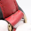 LOUIS VUITTON Epi Noe Shoulder Bag Bicolor Black Red M44017 LV Auth ka5936-12