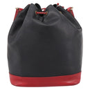 LOUIS VUITTON Epi Noe Shoulder Bag Bicolor Black Red M44017 LV Auth ka5936-2
