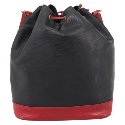LOUIS VUITTON Epi Noe Shoulder Bag Bicolor Black Red M44017 LV Auth ka5936 - 0