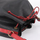 LOUIS VUITTON Epi Noe Shoulder Bag Bicolor Black Red M44017 LV Auth ka5936-6