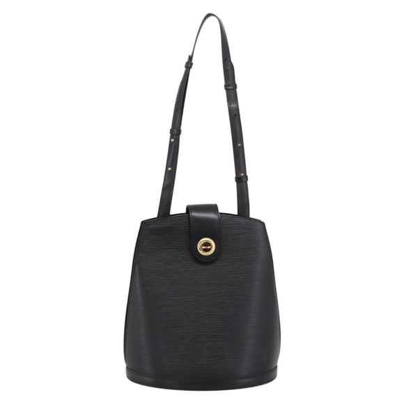 LOUIS VUITTON Epi Cluny Shoulder Bag Black M52252 LV Auth ka5937V