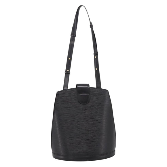 LOUIS VUITTON Epi Cluny Shoulder Bag Black M52252 LV Auth ka5937V