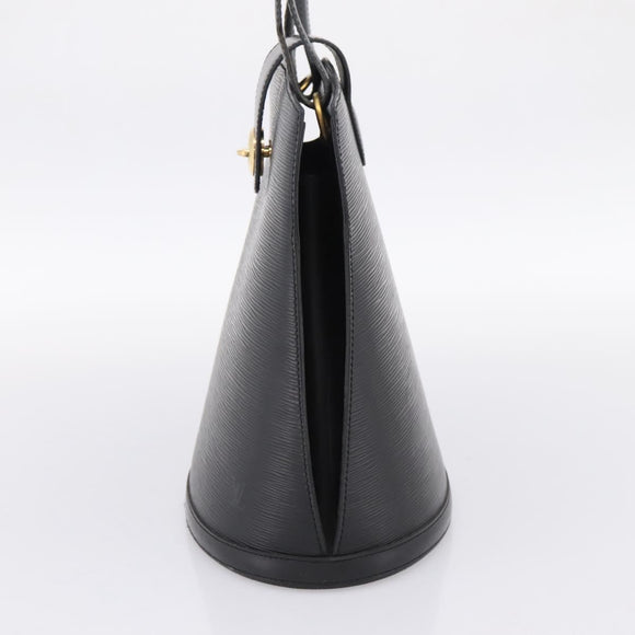 LOUIS VUITTON Epi Cluny Shoulder Bag Black M52252 LV Auth ka5937V