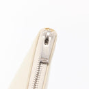 CELINE Clutch Bag Leather Purple Silver Auth ka594-13