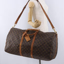 LOUIS VUITTON Monogram Keepall Bandouliere 60 Boston Bag M41412 LV Auth ka5940-24