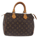 LOUIS VUITTON Monogram Speedy 25 Hand Bag M41528 LV Auth ka5943V-13
