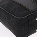 FENDI Zucchino Canvas Tote Bag Black Gold Auth ka5945-13