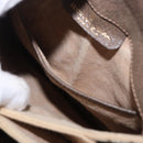 GUCCI GG Supreme Web Sherry Line Bag PVC Beige Gold 10 02 037 Auth ka5946-11