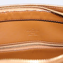 LOUIS VUITTON Monogram Vernis Houston Hand Bag Bronze M91122 LV Auth ka5947-10