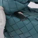 BOTTEGA VENETA INTRECCIATO Hand Bag Leather Light Blue Silver Auth ka5949M-9
