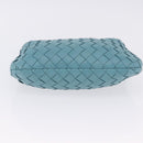 BOTTEGA VENETA INTRECCIATO Hand Bag Leather Light Blue Silver Auth ka5949M-5