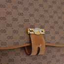 GUCCI Micro GG Supreme Shoulder Bag PVC Beige Gold 001 406 1780 Auth ka5952-18