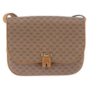GUCCI Micro GG Supreme Shoulder Bag PVC Beige Gold 001 406 1780 Auth ka5952-13