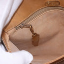 GUCCI Micro GG Supreme Shoulder Bag PVC Beige Gold 001 406 1780 Auth ka5952-24