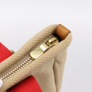 LOUIS VUITTON Antigua Cabas PM Hand Bag Red Beige M40038 LV Auth ka5953-10