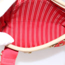LOUIS VUITTON Antigua Cabas PM Hand Bag Red Beige M40038 LV Auth ka5953-11