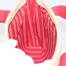 LOUIS VUITTON Antigua Cabas PM Hand Bag Red Beige M40038 LV Auth ka5953-19