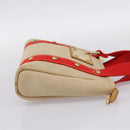 LOUIS VUITTON Antigua Cabas PM Hand Bag Red Beige M40038 LV Auth ka5953-4