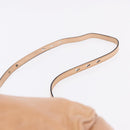 Chloe Etel Hand Bag Leather 2way Beige Gold Auth ka5954A-10